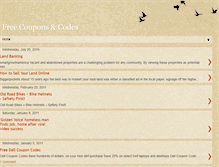 Tablet Screenshot of free-coupons-and-codes.blogspot.com