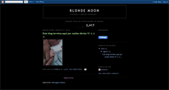 Desktop Screenshot of blonde-moon.blogspot.com