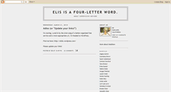 Desktop Screenshot of elfdontblog.blogspot.com