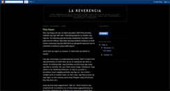 Desktop Screenshot of la-reverencia.blogspot.com