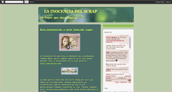 Desktop Screenshot of lainocenciadelscrap.blogspot.com