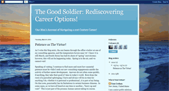 Desktop Screenshot of goodsoldier.blogspot.com