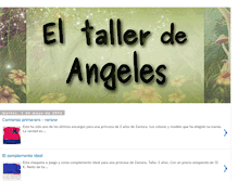 Tablet Screenshot of eltallerdeangeles.blogspot.com