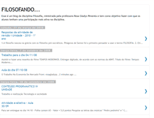 Tablet Screenshot of filosofandocomrosa.blogspot.com