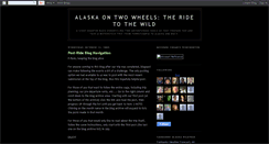 Desktop Screenshot of alaskaontwowheels.blogspot.com