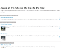 Tablet Screenshot of alaskaontwowheels.blogspot.com