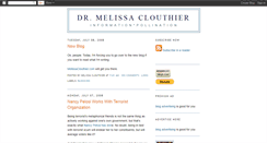 Desktop Screenshot of drmelissaclouthier.blogspot.com