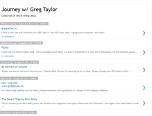 Tablet Screenshot of gregtaylor.blogspot.com