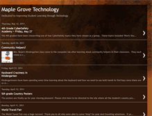 Tablet Screenshot of maplegrovetech.blogspot.com