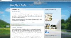 Desktop Screenshot of maryellenscrafts.blogspot.com