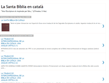 Tablet Screenshot of bibliaencatala.blogspot.com