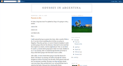 Desktop Screenshot of odysseyinargentina.blogspot.com