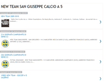 Tablet Screenshot of newteamsangiuseppecalcioa5.blogspot.com