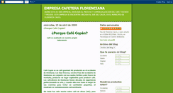 Desktop Screenshot of empresacafeteraflorenciana.blogspot.com