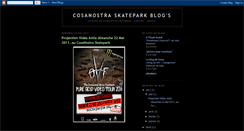 Desktop Screenshot of cosanostraskatepark.blogspot.com