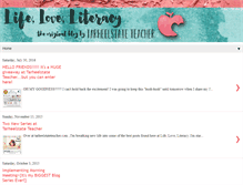 Tablet Screenshot of lifeloveliteracy.blogspot.com