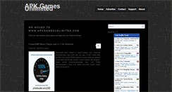 Desktop Screenshot of apkgamesunlimited.blogspot.com