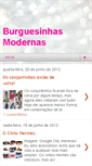 Mobile Screenshot of burguesinhasmodernas.blogspot.com