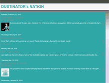 Tablet Screenshot of dustinatorsnation.blogspot.com