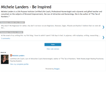 Tablet Screenshot of michelelanders-beinspired.blogspot.com