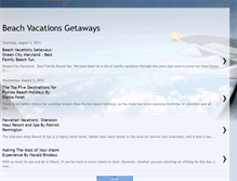 Tablet Screenshot of beachvacationsgetaways.blogspot.com