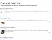 Tablet Screenshot of ls-sunglasses.blogspot.com