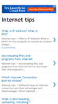 Mobile Screenshot of myinternettips2u.blogspot.com