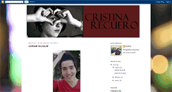 Desktop Screenshot of cristinarecuero.blogspot.com