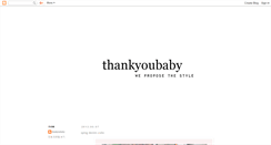 Desktop Screenshot of look-thankyoubaby.blogspot.com