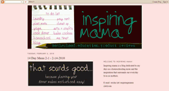 Desktop Screenshot of inspiringmama.blogspot.com