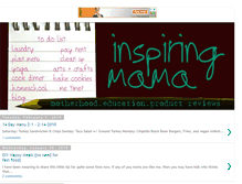 Tablet Screenshot of inspiringmama.blogspot.com