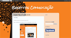 Desktop Screenshot of benettoncomunicacao.blogspot.com