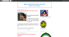 Desktop Screenshot of macam2bolasepakmalaysia.blogspot.com