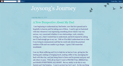 Desktop Screenshot of joysongsjourney.blogspot.com