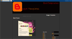 Desktop Screenshot of mosttemplates.blogspot.com