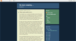 Desktop Screenshot of nomoreweeping.blogspot.com