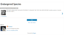 Tablet Screenshot of fireheart-endangeredspecies.blogspot.com