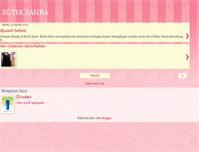 Tablet Screenshot of butikzahra88.blogspot.com