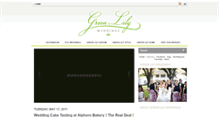 Desktop Screenshot of greenlilyweddings.blogspot.com