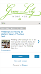 Mobile Screenshot of greenlilyweddings.blogspot.com
