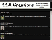 Tablet Screenshot of llacreations.blogspot.com