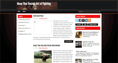 Desktop Screenshot of muay-thai-boxing.blogspot.com