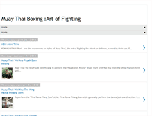 Tablet Screenshot of muay-thai-boxing.blogspot.com