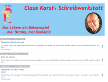 Tablet Screenshot of claus-schreibwerkstatt.blogspot.com