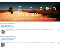 Tablet Screenshot of citizeninspired.blogspot.com