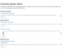 Tablet Screenshot of coventrygreenparty.blogspot.com