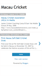 Mobile Screenshot of macaucricket.blogspot.com