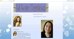 Desktop Screenshot of lillovecreations.blogspot.com