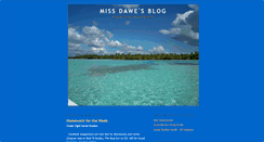 Desktop Screenshot of missdawe.blogspot.com