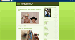 Desktop Screenshot of joyousfamily.blogspot.com